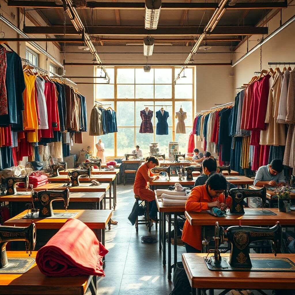 Main tailoring area